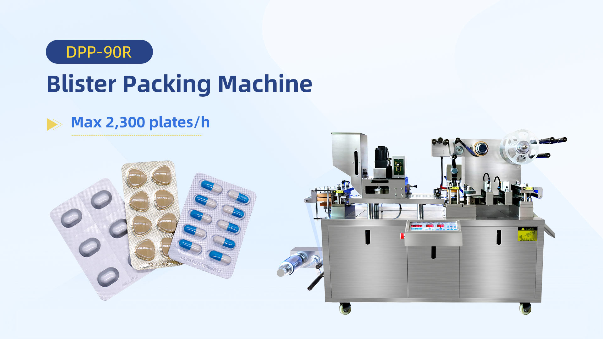 blister packing forming machine video
