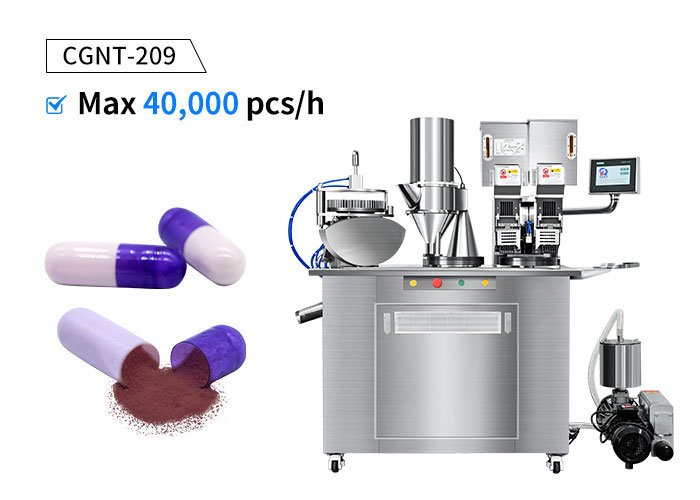 two head capsule filling machine