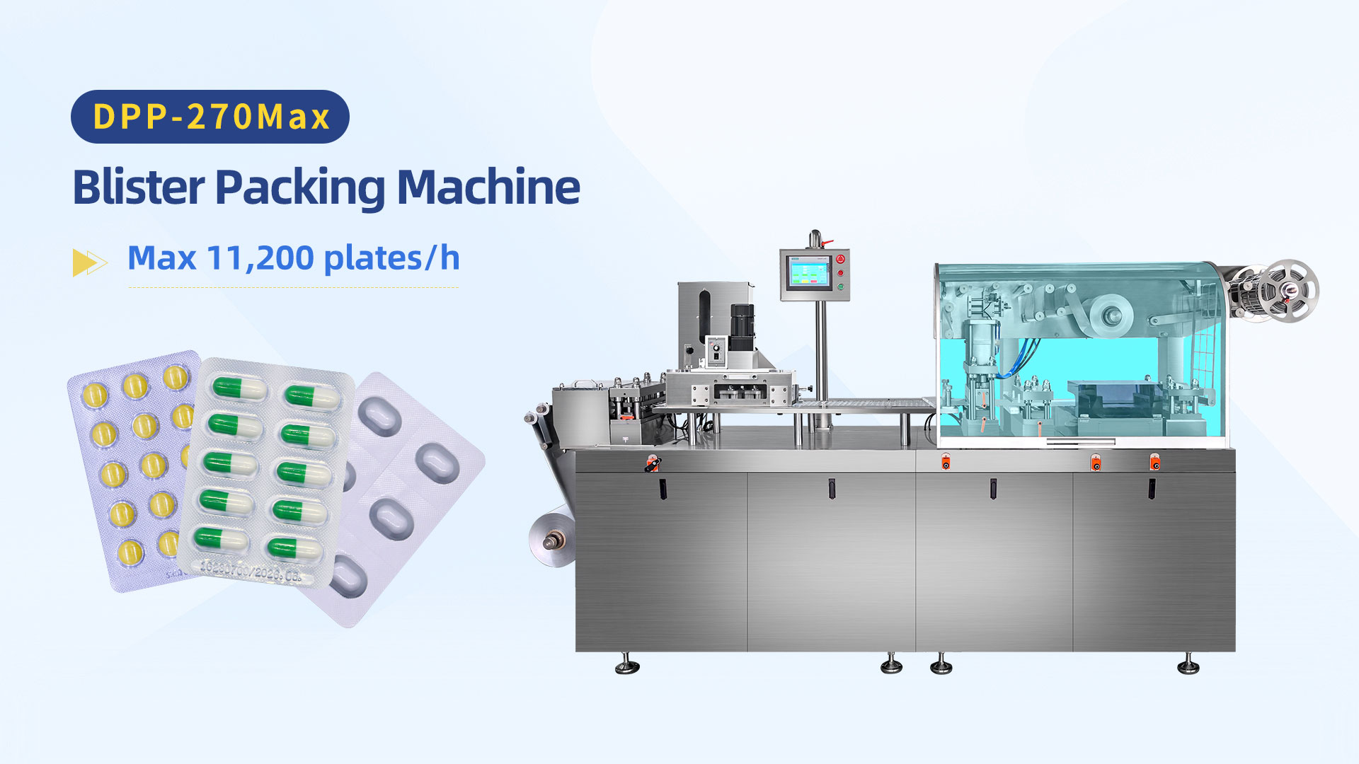 high speed blister packing machine video