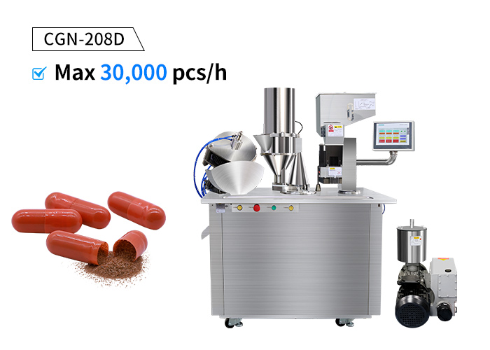 semi auto capsule filling machine