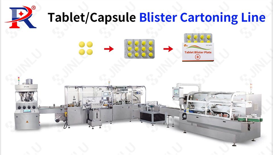 Tablet Capsule Blister Cartoning Line