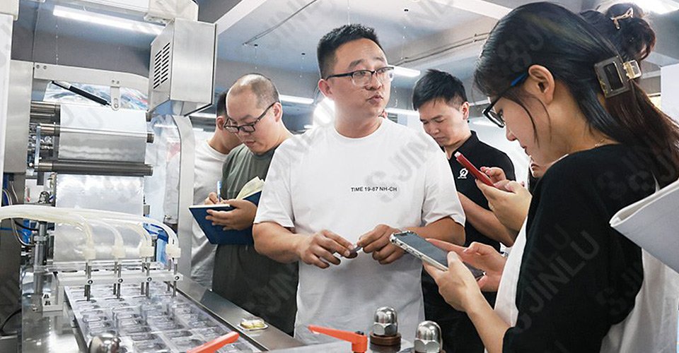 Liquid packaging machine product training